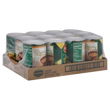 Del Monte Del Monte White Cream Style Corn 14.75 oz. Can, PK12 2000697